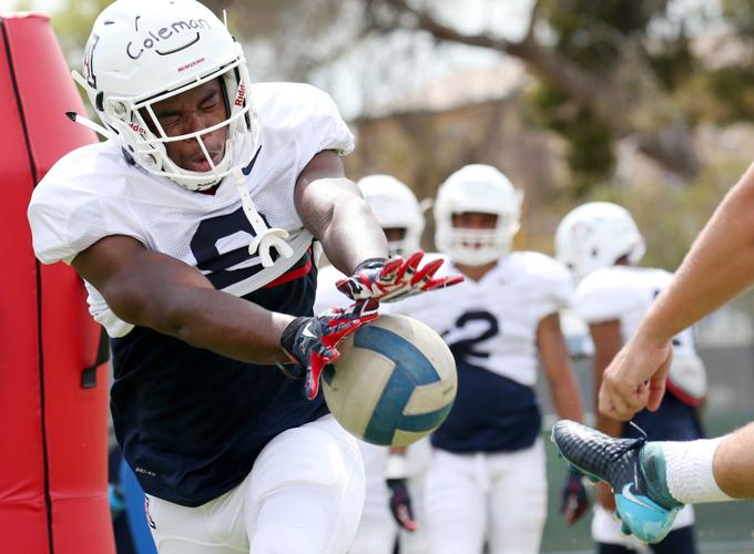 Arizona Wildcats football practice