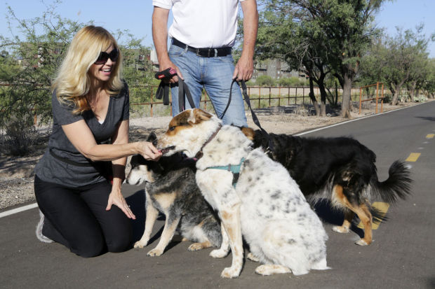 LeeAnne Savage and Her Dogs