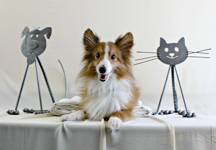 Fred and Winona scupltures