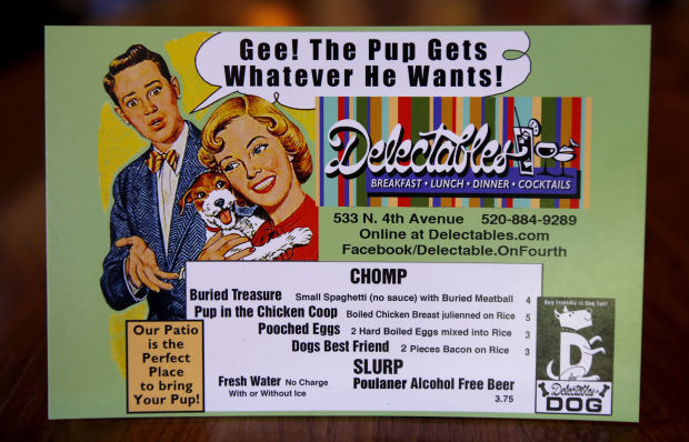 Delectables Dog Menu