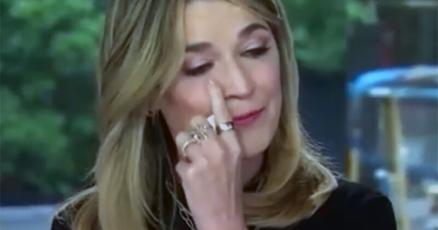 does savannah guthrie smoke cigarettes Reveals Her High School Report Card Savannah Guthrie cries after news