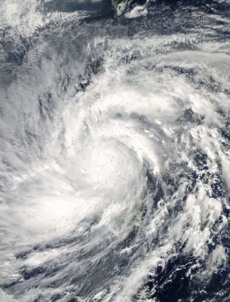 Typhoon in the Philippines