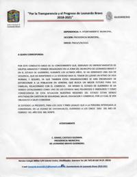 PDF: Letter to residents in Leonardo Bravo, Mexico