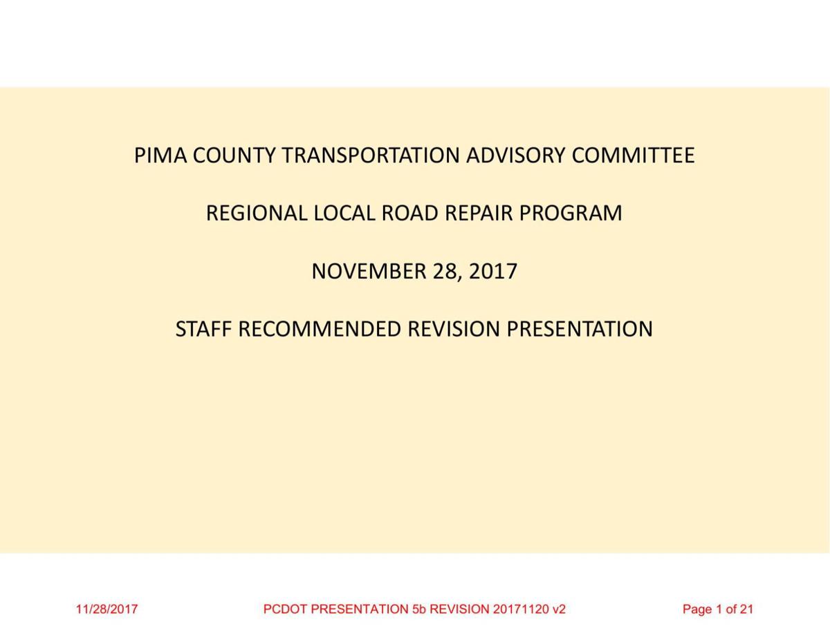 Recommended project list