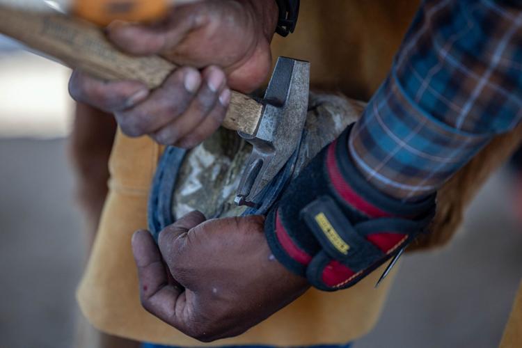 Tucson farrier educates Native American communities on horseshoeing