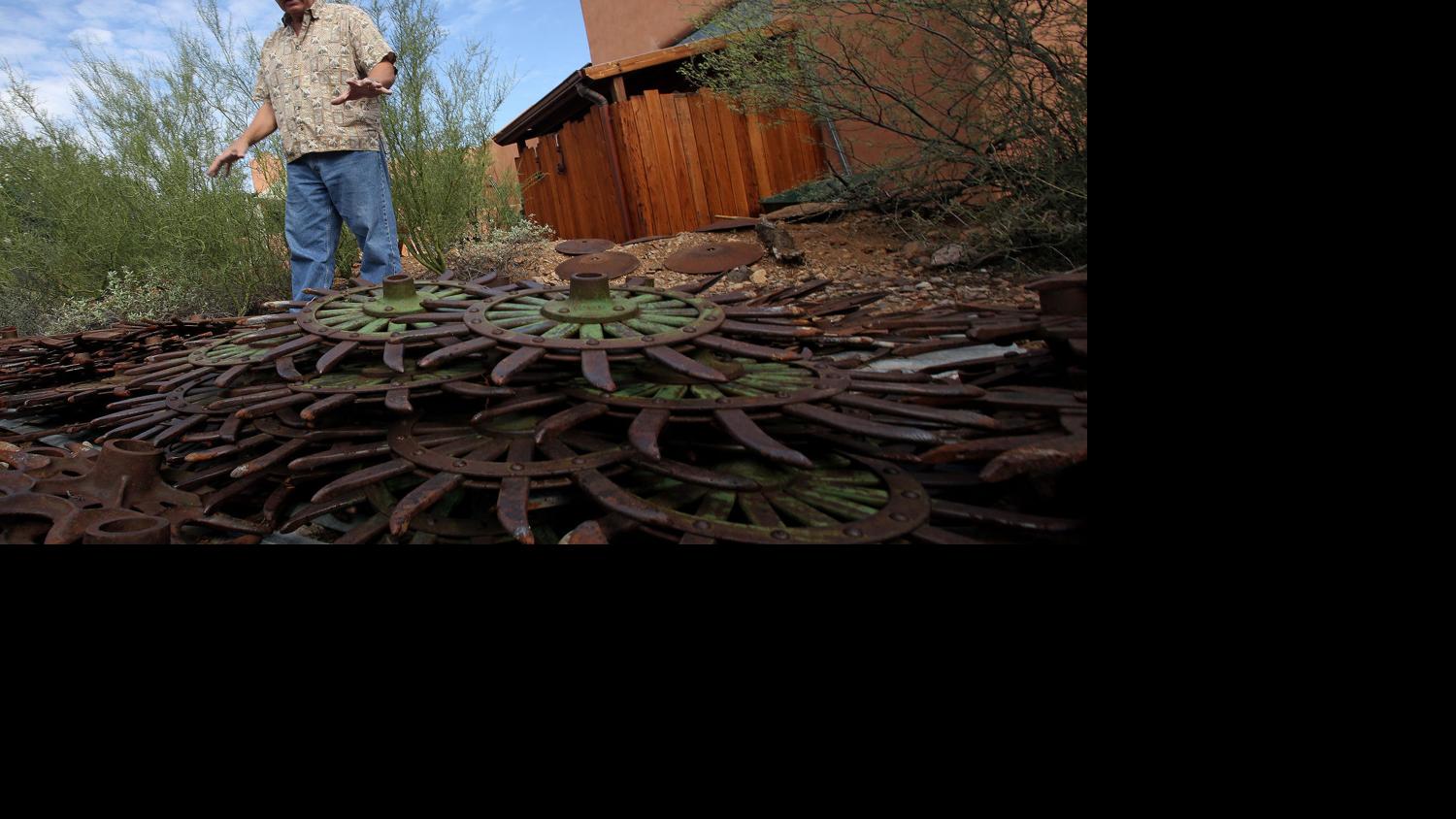 Scrap yard is metal artists' paradise