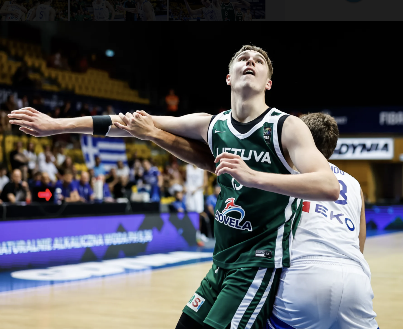 Arizona's Motiejus Krivas Ejected From Lithuania's 87-82 Loss To Greece ...