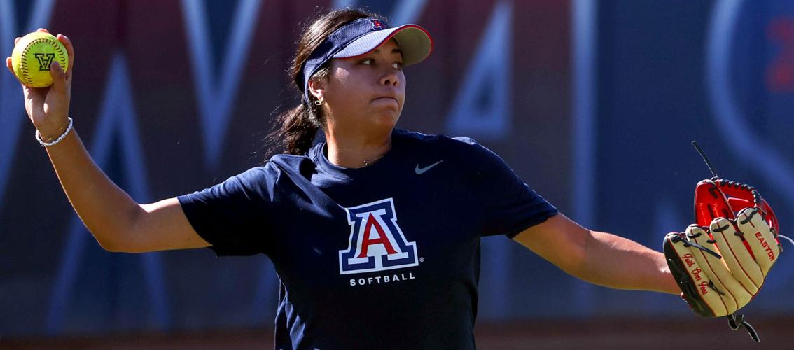 Arizona softball practice