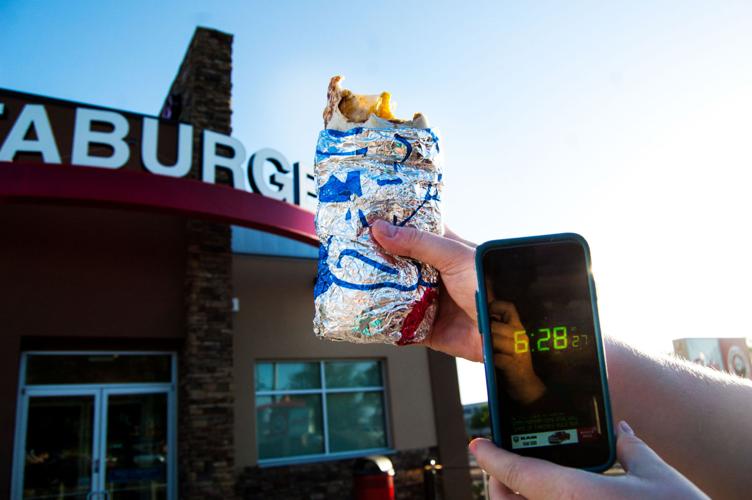 Blake's Lotaburger breakfast burrito
