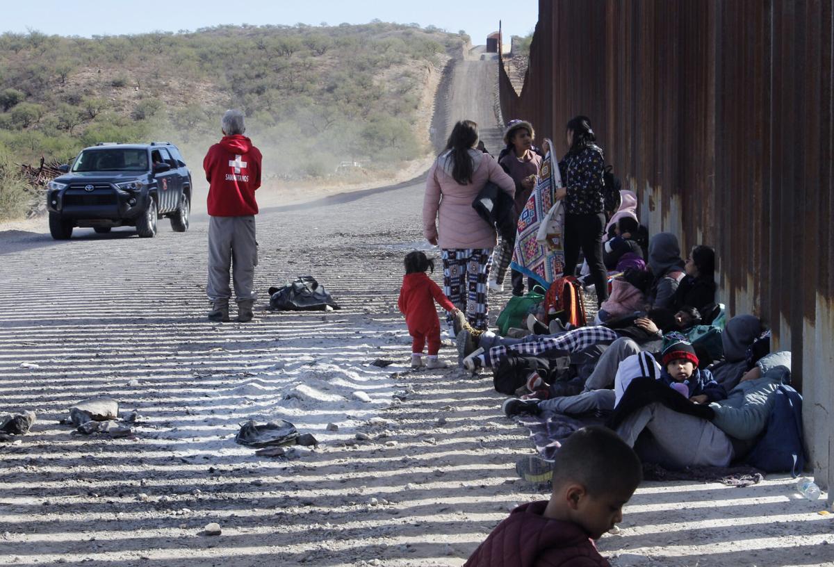 Migrants at border