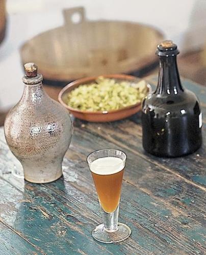 Colonial folks had beer for breakfast  