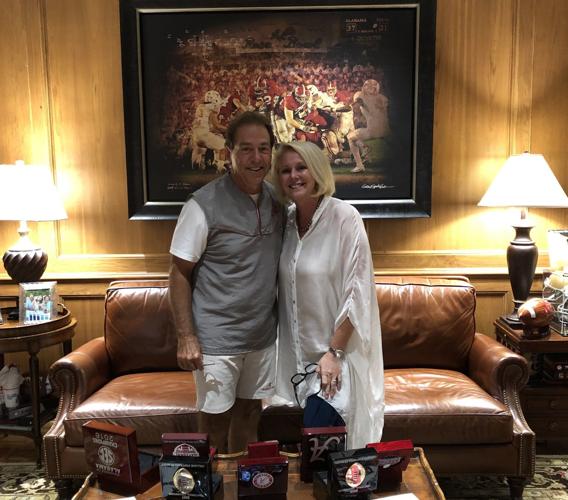 Nick Saban and Carrie Cecil