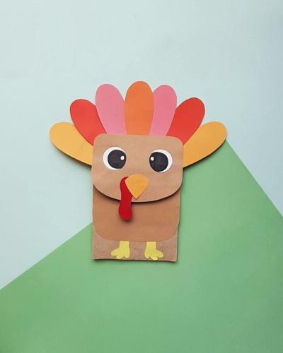 Turkey puppets