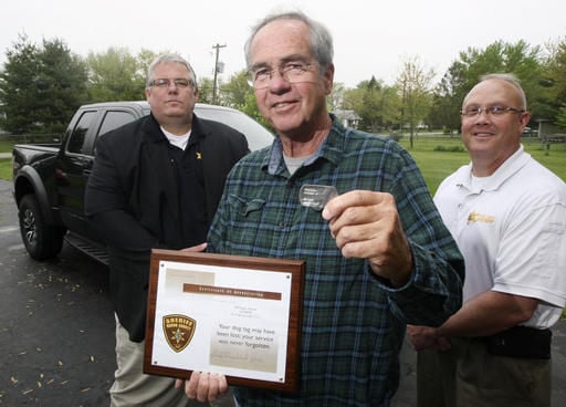 Veteran's lost dog tag returned 45 years later