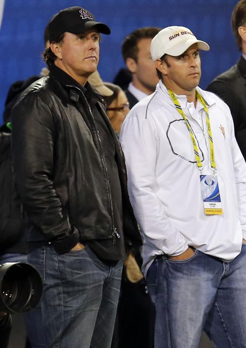 Phil Mickelson, Tim Mickelson,