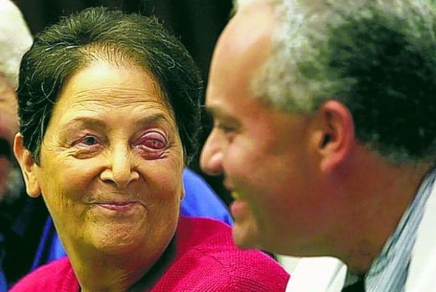 Woman regains sight in rare operation  