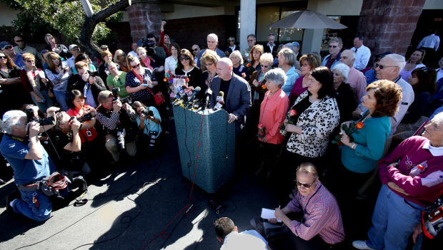 Giffords at Tucson shooting site