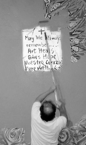 Art's 'eagle' renews his murals and his spirit  