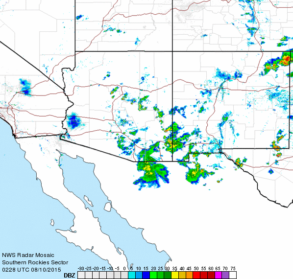 Expect more rain this evening in Pima County