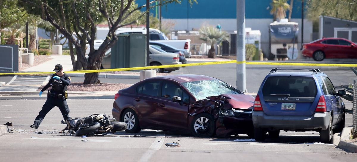 Fatal motorcycle crash closes intersection on Tucson's east side