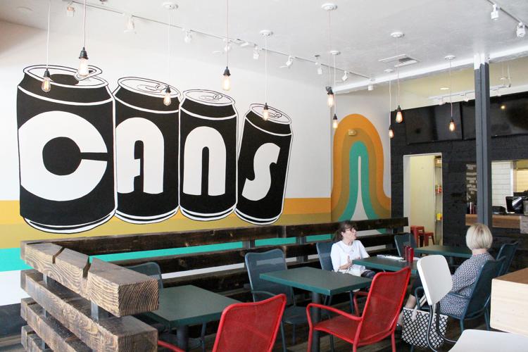 Cans Deli inside