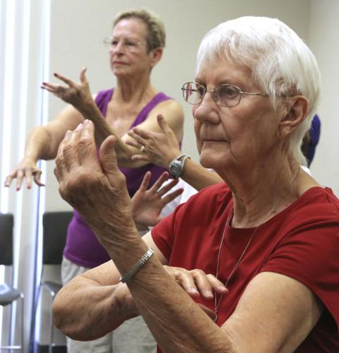 Slowing down with bit of tai chi    