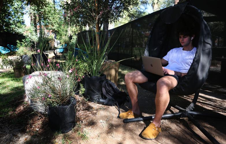 Outdoor installation provides a quiet space on U of A campus