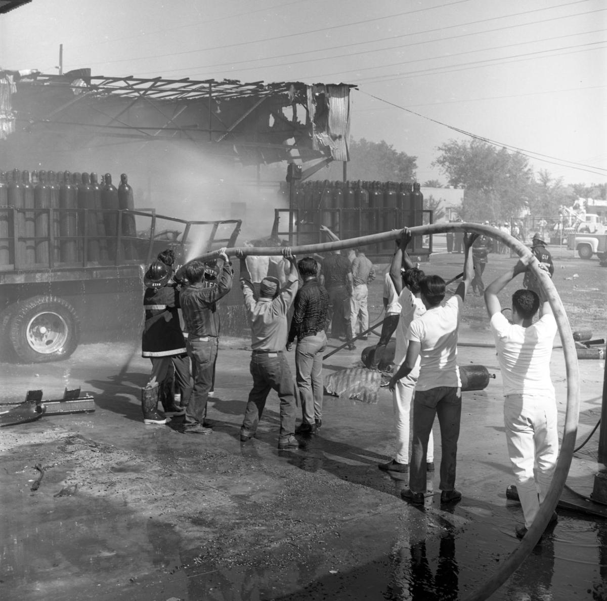 Explosions at Dye Oxygen Co. in 1965