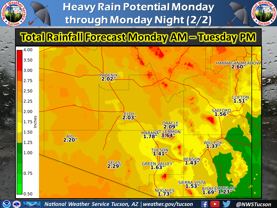 Get ready for heavy rainfall to start your week Local news