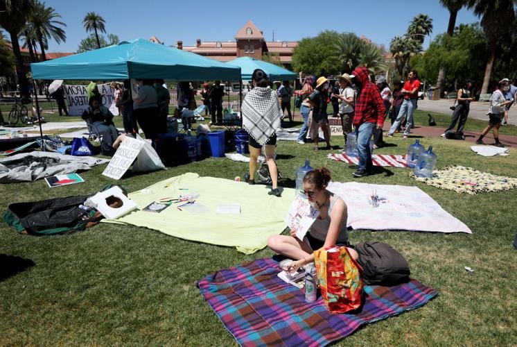 Pro-Palestinian 'encampment' at UA