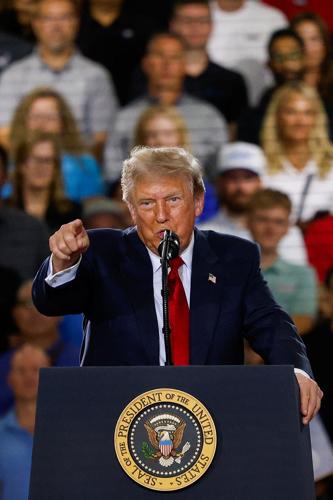 U.S. President Donald Trump visits Michigan