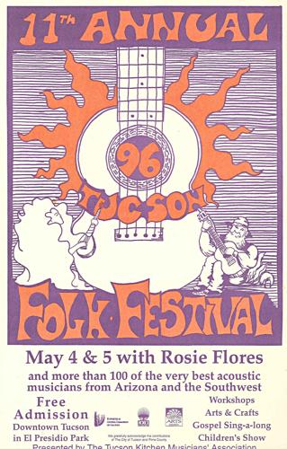 Tucson Folk Festival posters