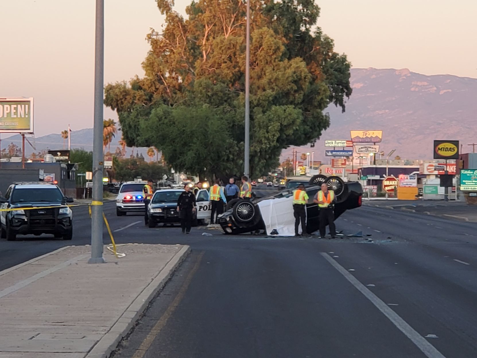 Police Investigate Fatal Crash Involving Motorcycle On Tucson's East ...