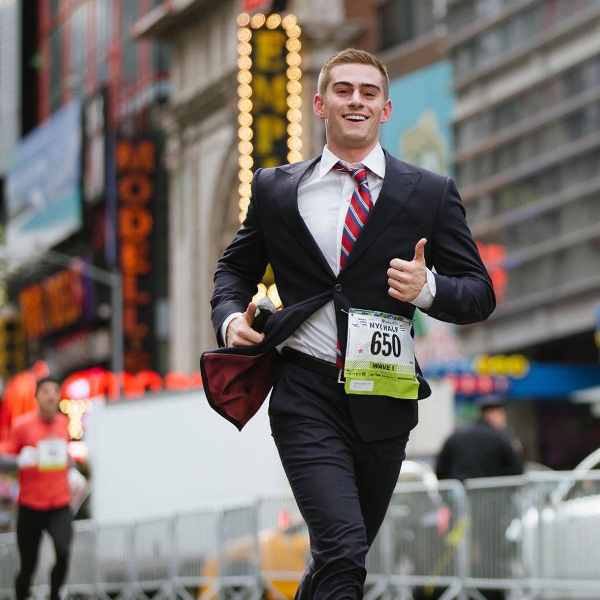 Dressed for success: Ex-Tucson runner sets record in suit ...