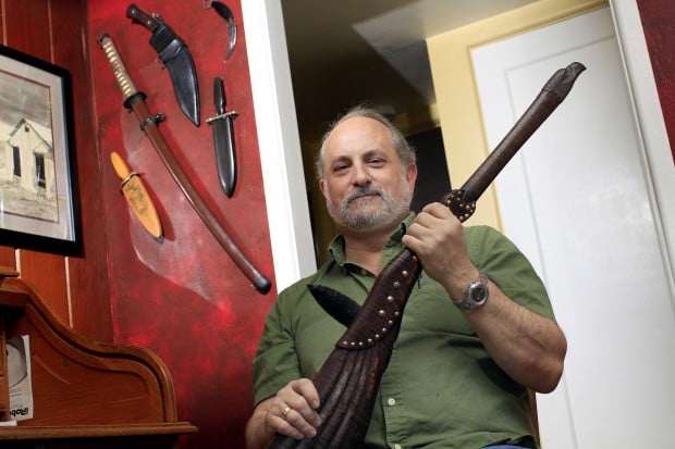 He's carved quite a hobby for himself   