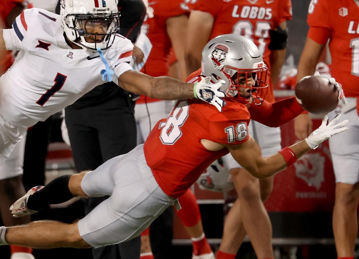 WR McMillan's 304 yards leads No. 21 Arizona over New Mexico