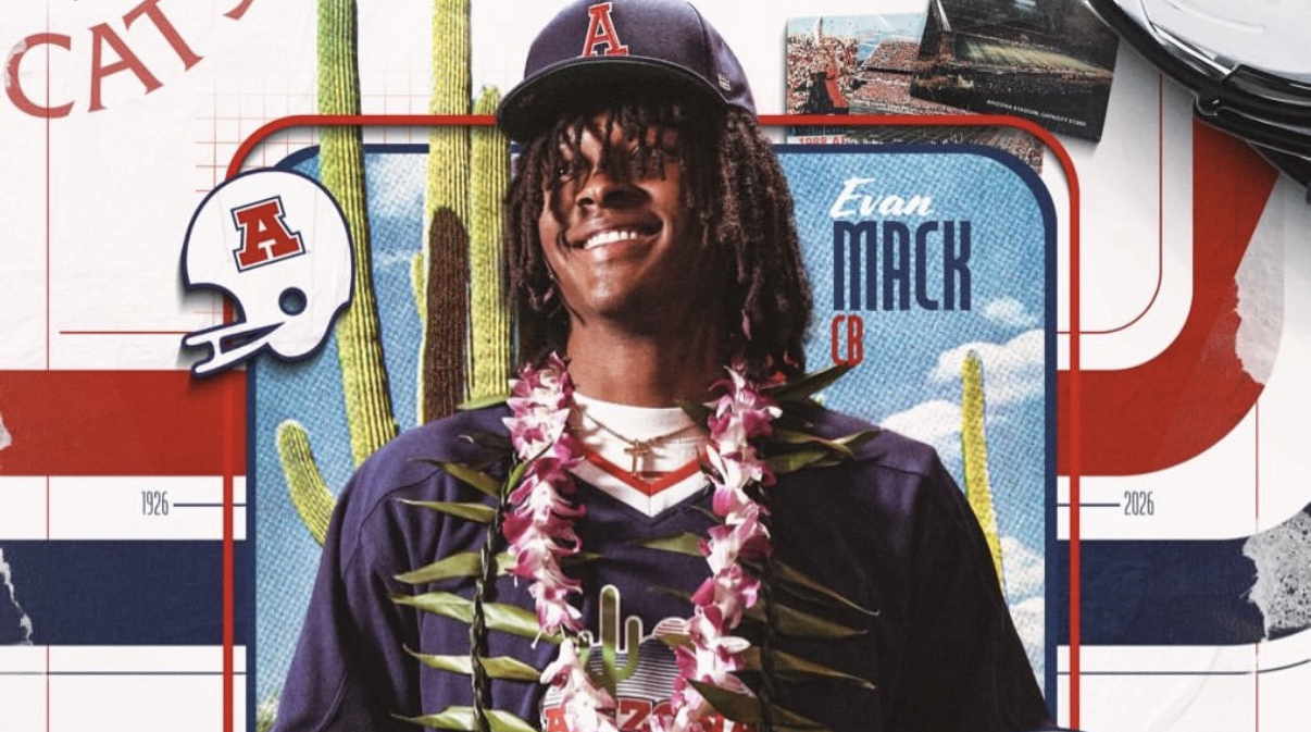 Three-star cornerback Evan Mack commits to Arizona football