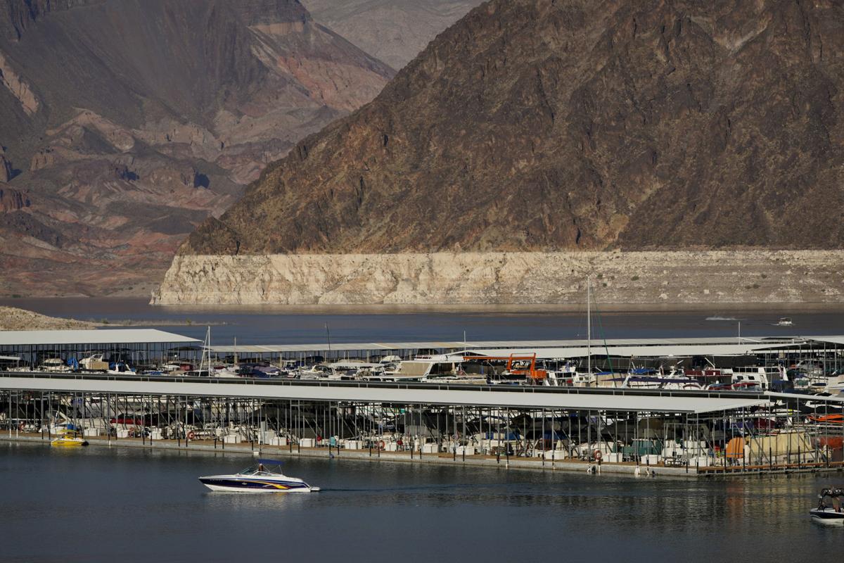 Colorado River, Lake Mead, 2020