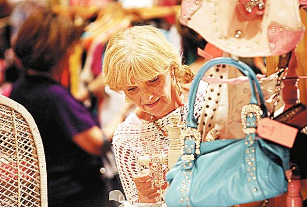 Women go shopping to fight breast cancer  