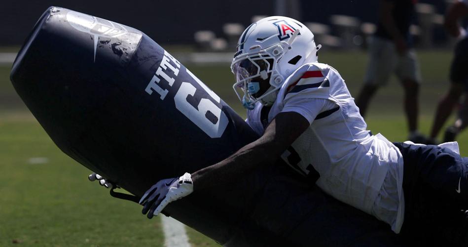Arizona fall football practice