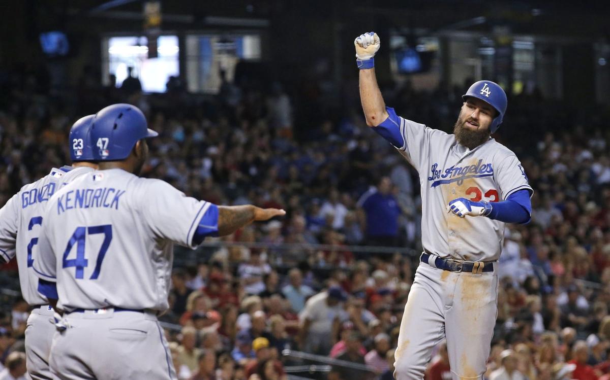 Scott Van Slyke,Howie Kendrick,Adrian Gonzalez