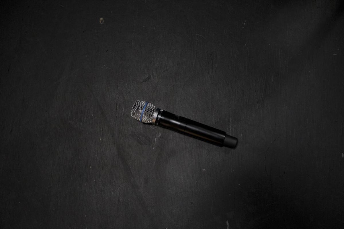 Microphone stock image