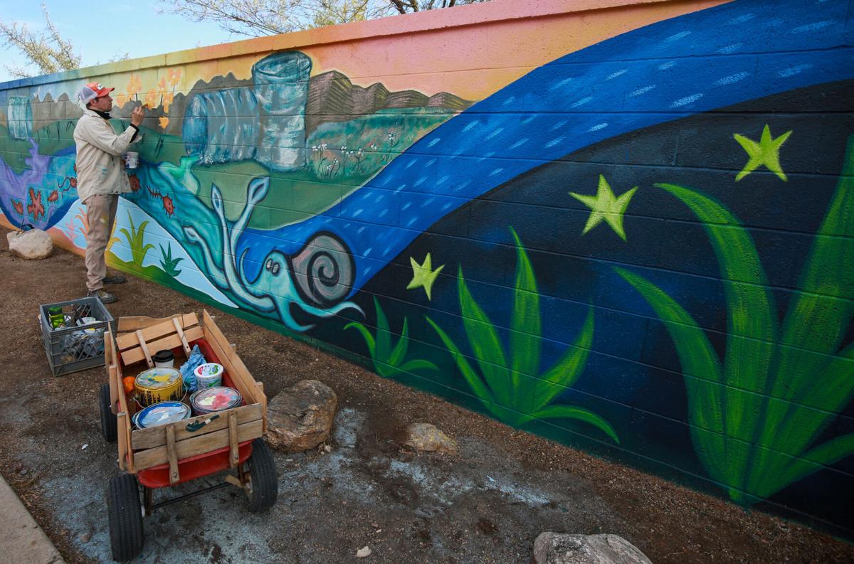 Greetings from Tucson Mural - AZ Street Art Postcard Welcome Sign in  Historic Fourth Avenue — Greetings Tour - The Original Postcard Mural  Artists, image size:1200x793