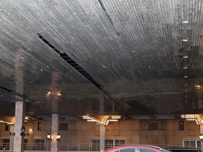 Exterior photos of the vacant Trump Plaza casino