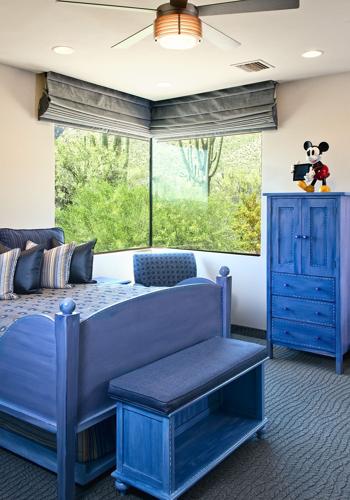 Furnish the room then paint