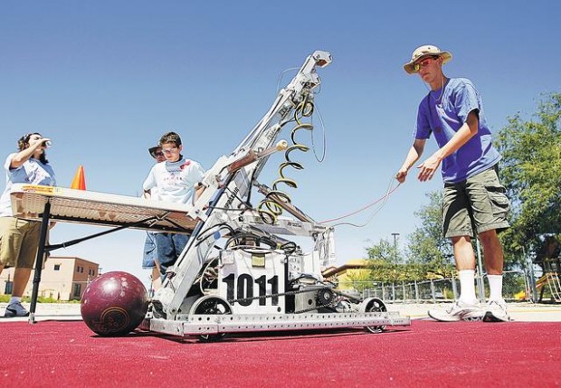 Building robots: 'It's like football — well, for the nerds,' says teen scientist  