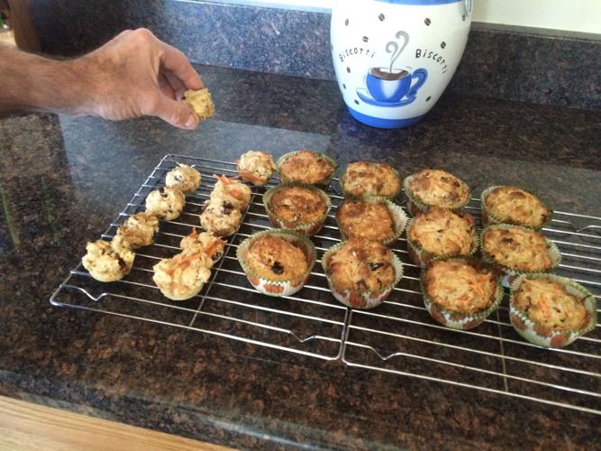 Oatmeal cranberry muffins