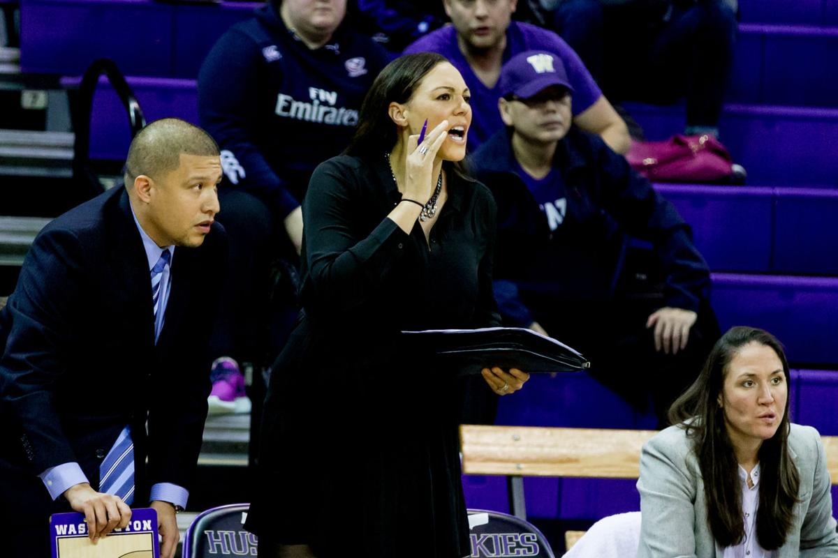 University of Washington women's basketball team plays Oklahoma