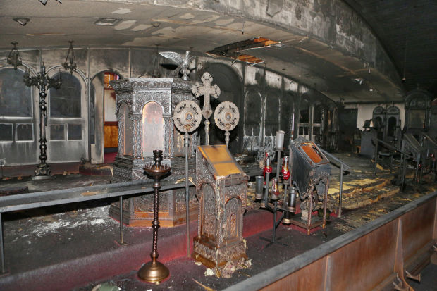 St. Demetrios Greek Orthodox Church fire