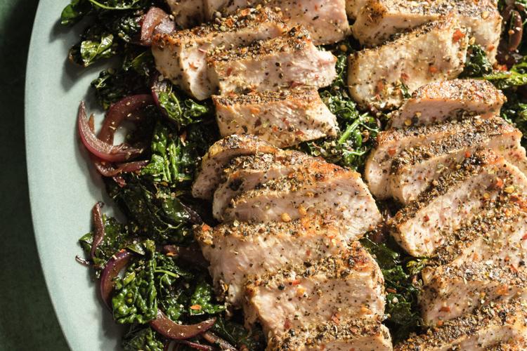 Food-MilkStreet-Pork Kale Skillet